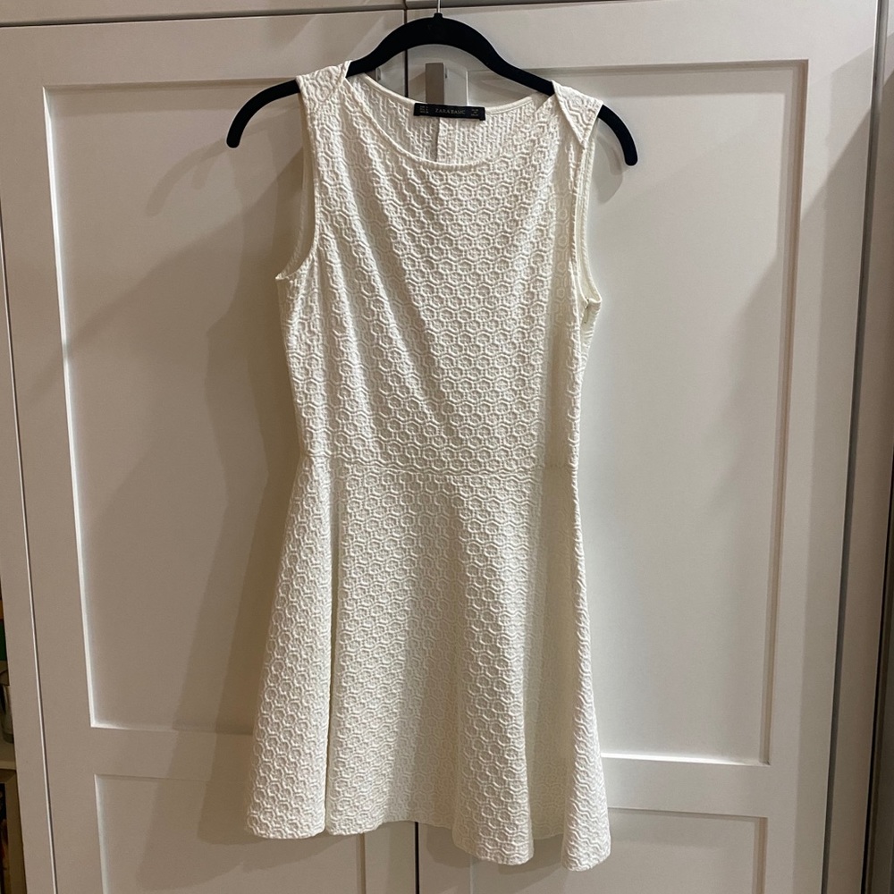 Zara White Dress Small